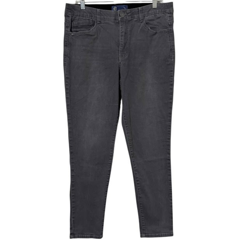 Democracy Ab Technology "Ab"solution Gray Wash Skinny Jeans Womens 14